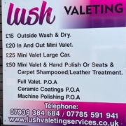 lush valeting graphics