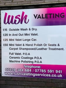 lush valeting graphics