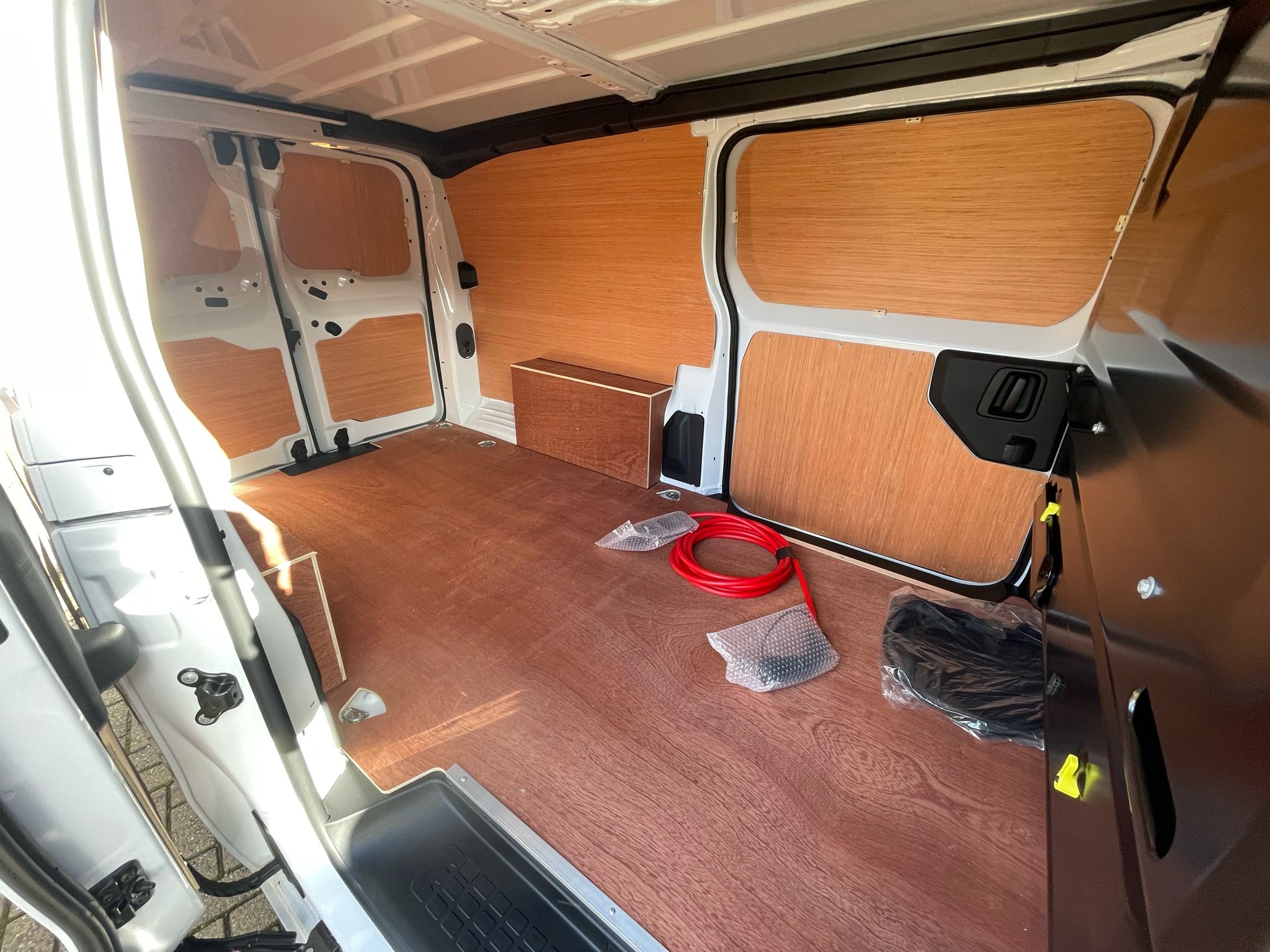 Electric van hire inside Electric van hire