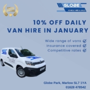10% off van hire this January